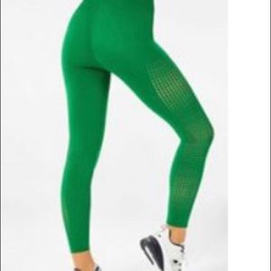 Fabletics Green Small SculptKnit Leggings